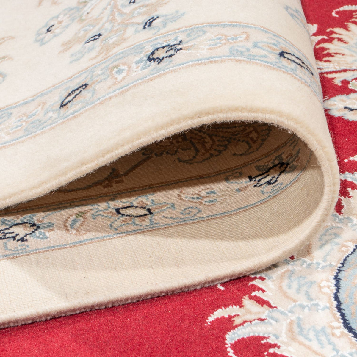 Tapis persan - Nain - Premium - 294 x 250 cm - rouge