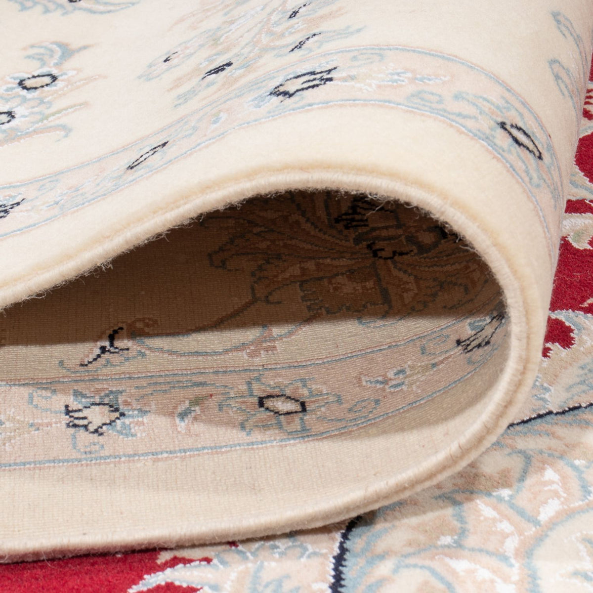 Tapis persan - Nain - Premium - 291 x 247 cm - rouge