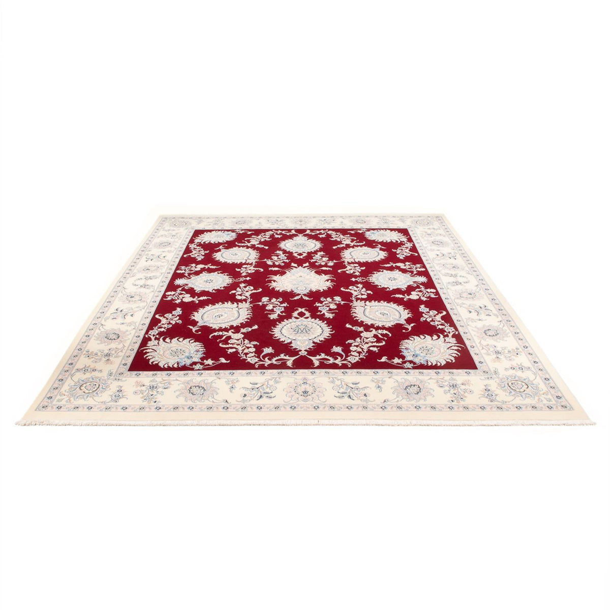 Tapis persan - Nain - Premium - 291 x 247 cm - rouge
