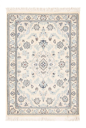 Tapis persan - Nain - 94 x 60 cm - crème
