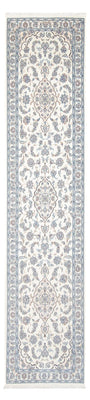 Tapis de couloir Tapis persan - Nain - Premium - 340 x 84 cm - crème