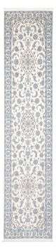 Tapis de couloir Tapis persan - Nain - Premium - 340 x 84 cm - crème
