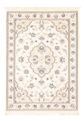 Tapis persan - Nain - 91 x 60 cm - beige