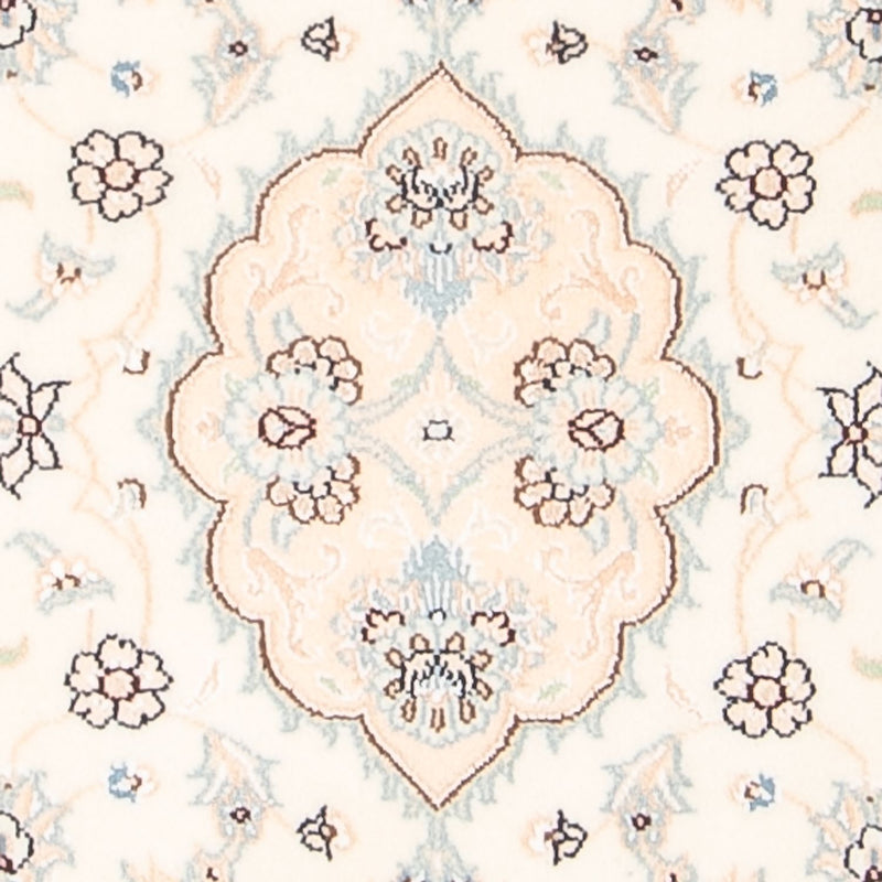Tapis persan - Nain - 91 x 60 cm - beige