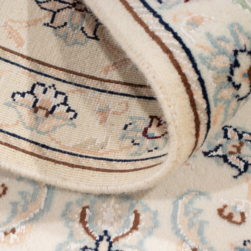 Tapis persan - Nain - 91 x 60 cm - beige
