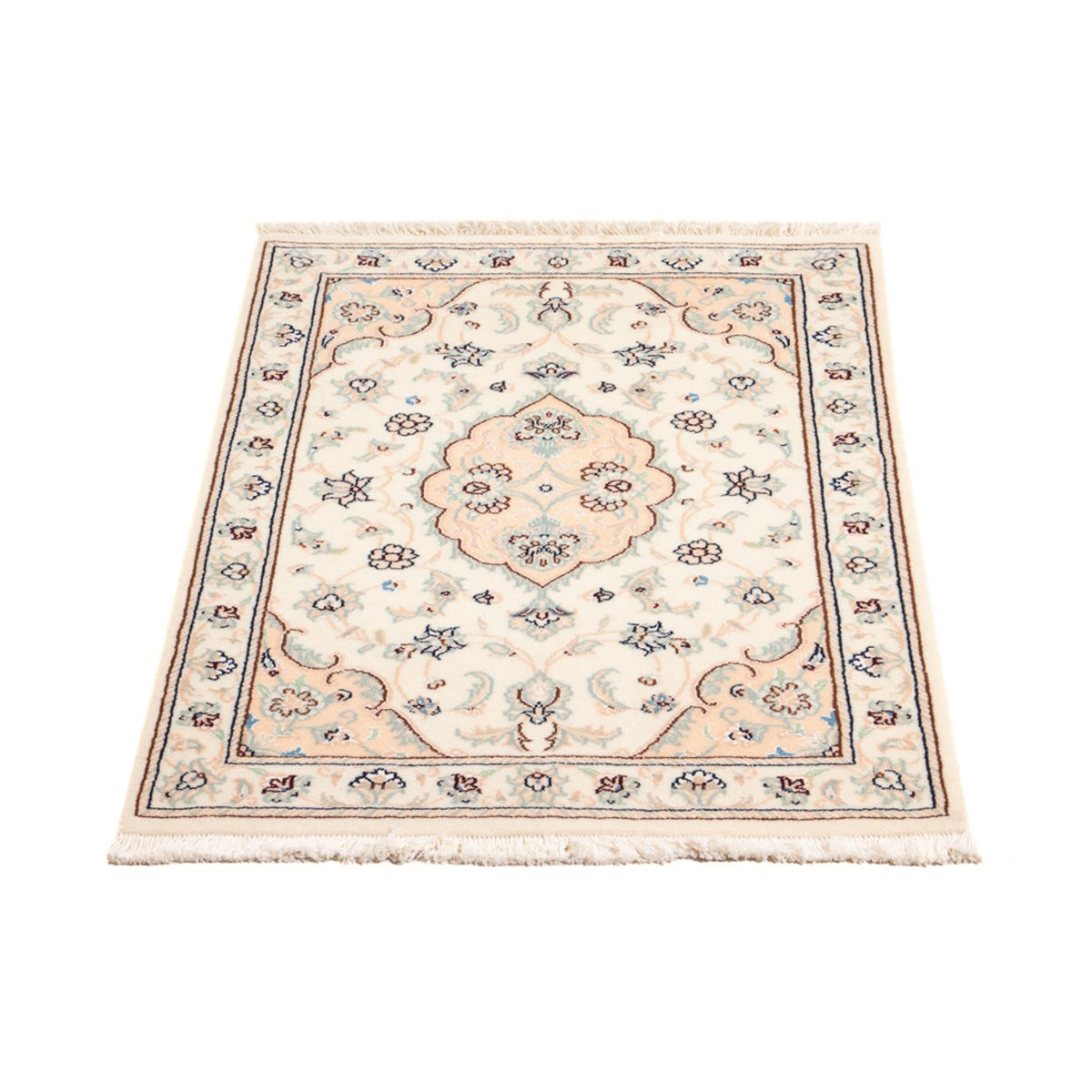 Tapis persan - Nain - 92 x 60 cm - beige