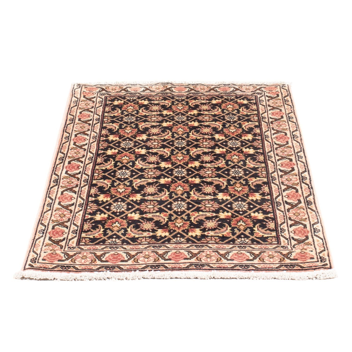 Tapis persan - Classique - 110 x 72 cm - gris foncé