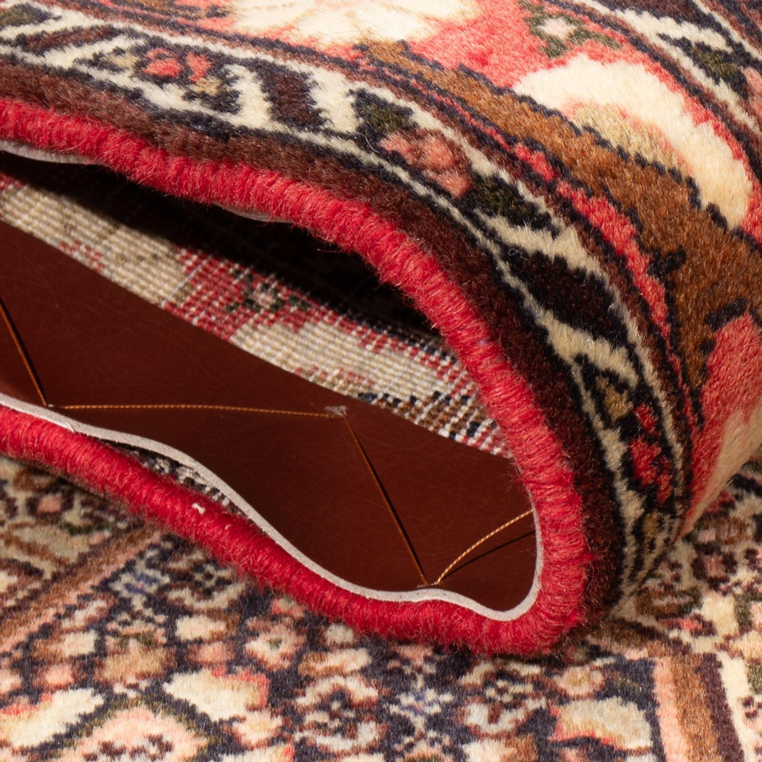 Tapis persan - Classique - 110 x 77 cm - beige foncé