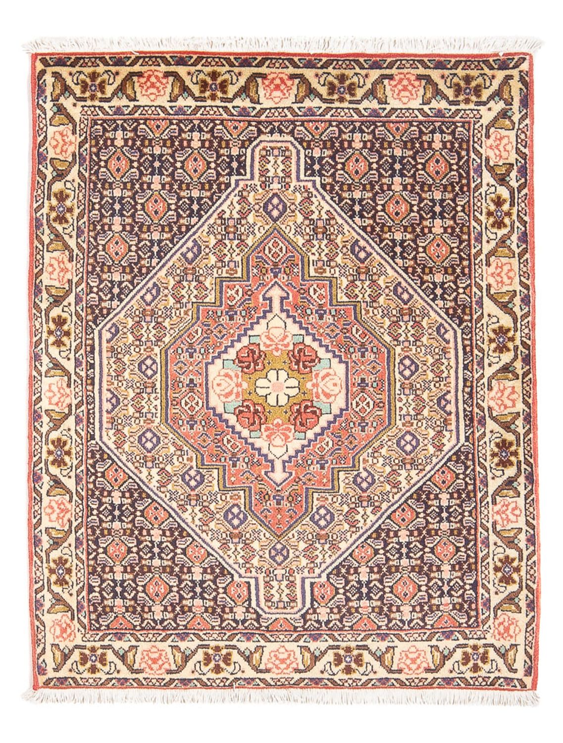 Tapis persan - Classique - 102 x 75 cm - rouge clair