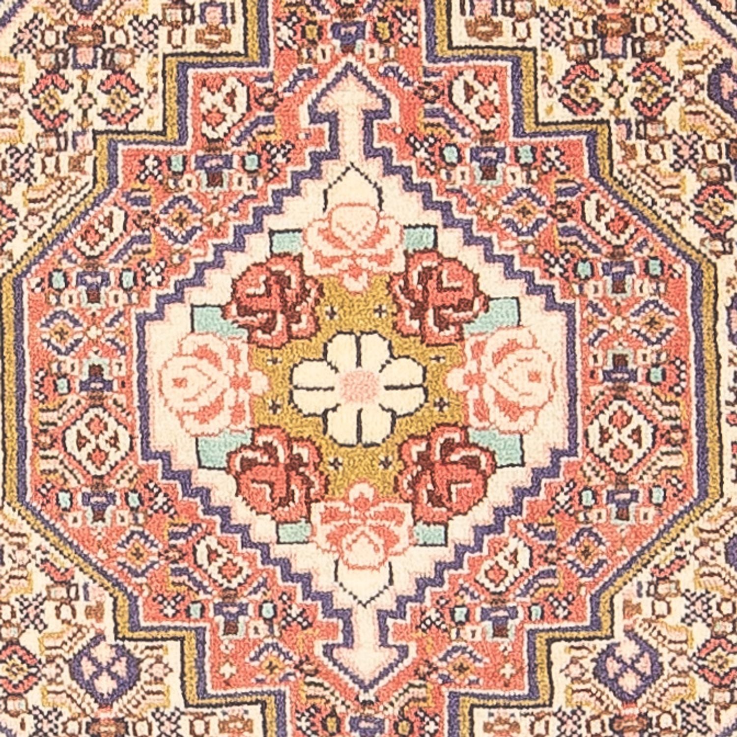 Tapis persan - Classique - 102 x 75 cm - rouge clair