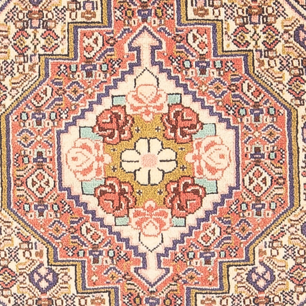 Tapis persan - Classique - 102 x 75 cm - rouge clair