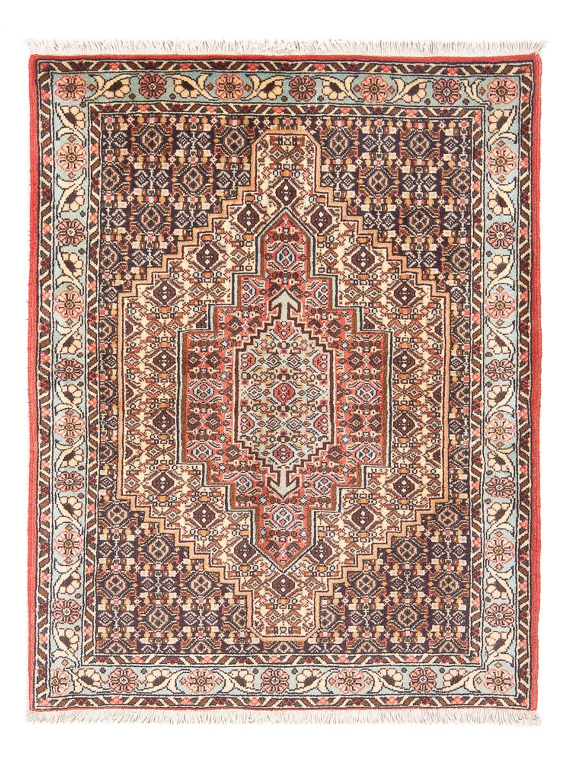 Tapis persan - Classique - 108 x 76 cm - bleu foncé