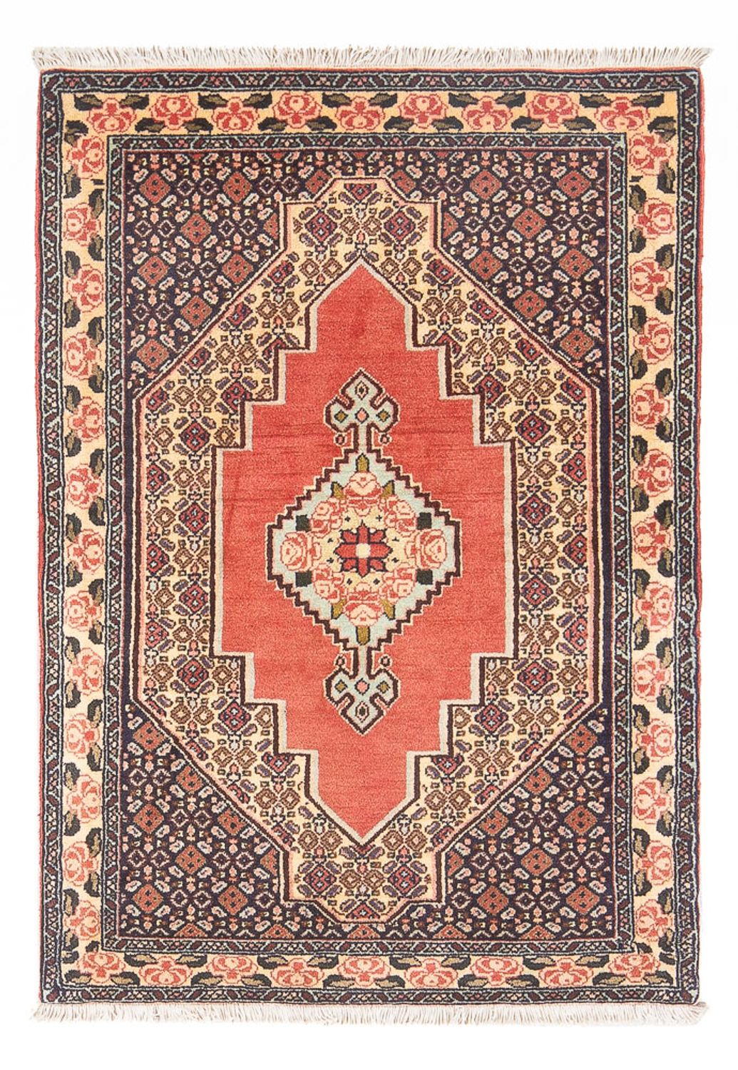 Tapis persan - Classique - 110 x 75 cm - orange