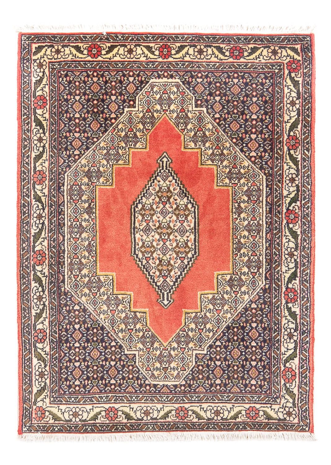 Tapis persan - Classique - 108 x 73 cm - orange