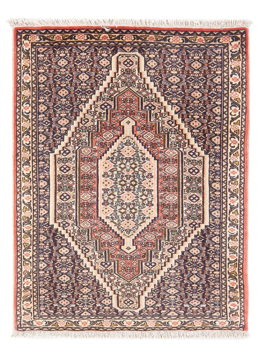 Tapis persan - Classique - 108 x 73 cm - bleu foncé