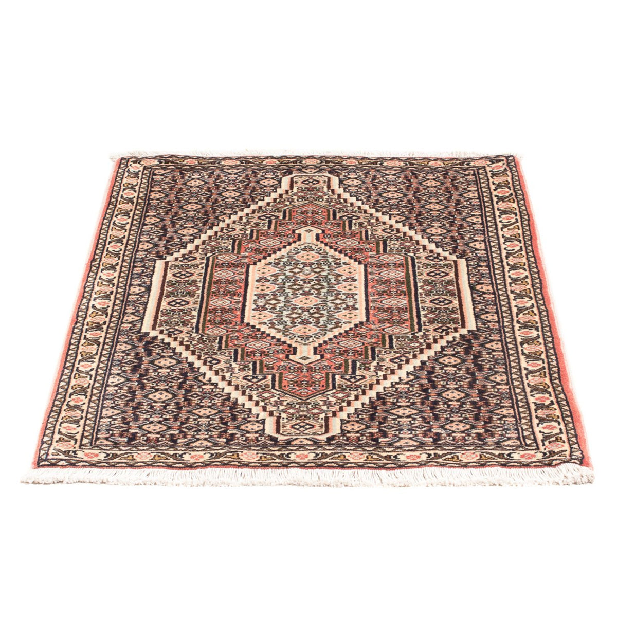 Tapis persan - Classique - 108 x 73 cm - bleu foncé