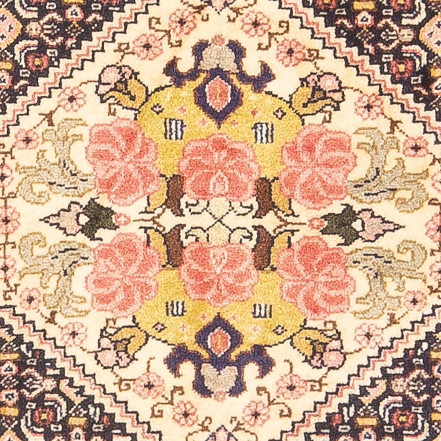 Tapis persan - Classique - 98 x 74 cm - bleu foncé