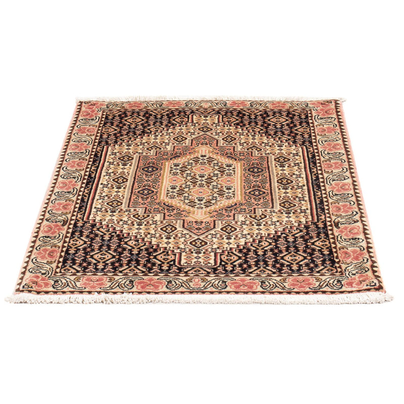 Tapis persan - Classique - 100 x 74 cm - bleu foncé