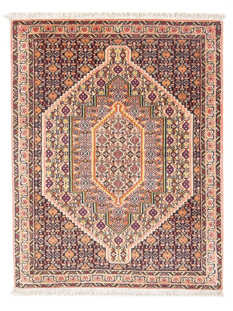 Tapis persan - Classique - 102 x 75 cm - bleu foncé