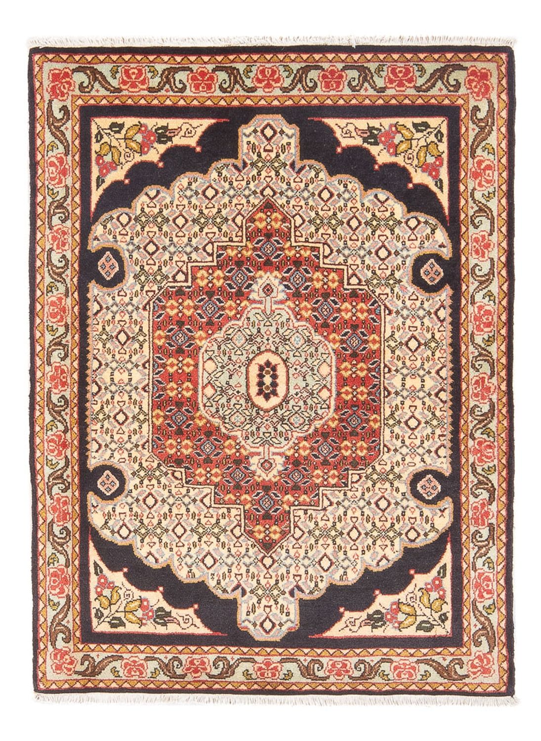 Tapis persan - Classique - 106 x 75 cm - beige