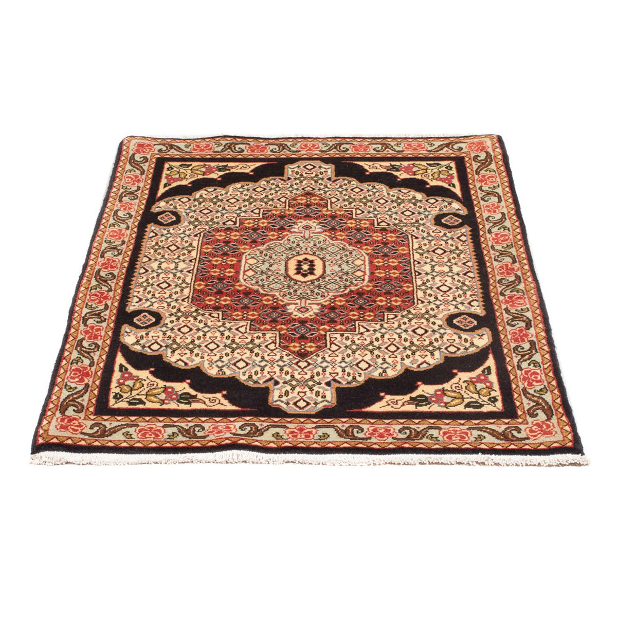 Tapis persan - Classique - 106 x 75 cm - beige
