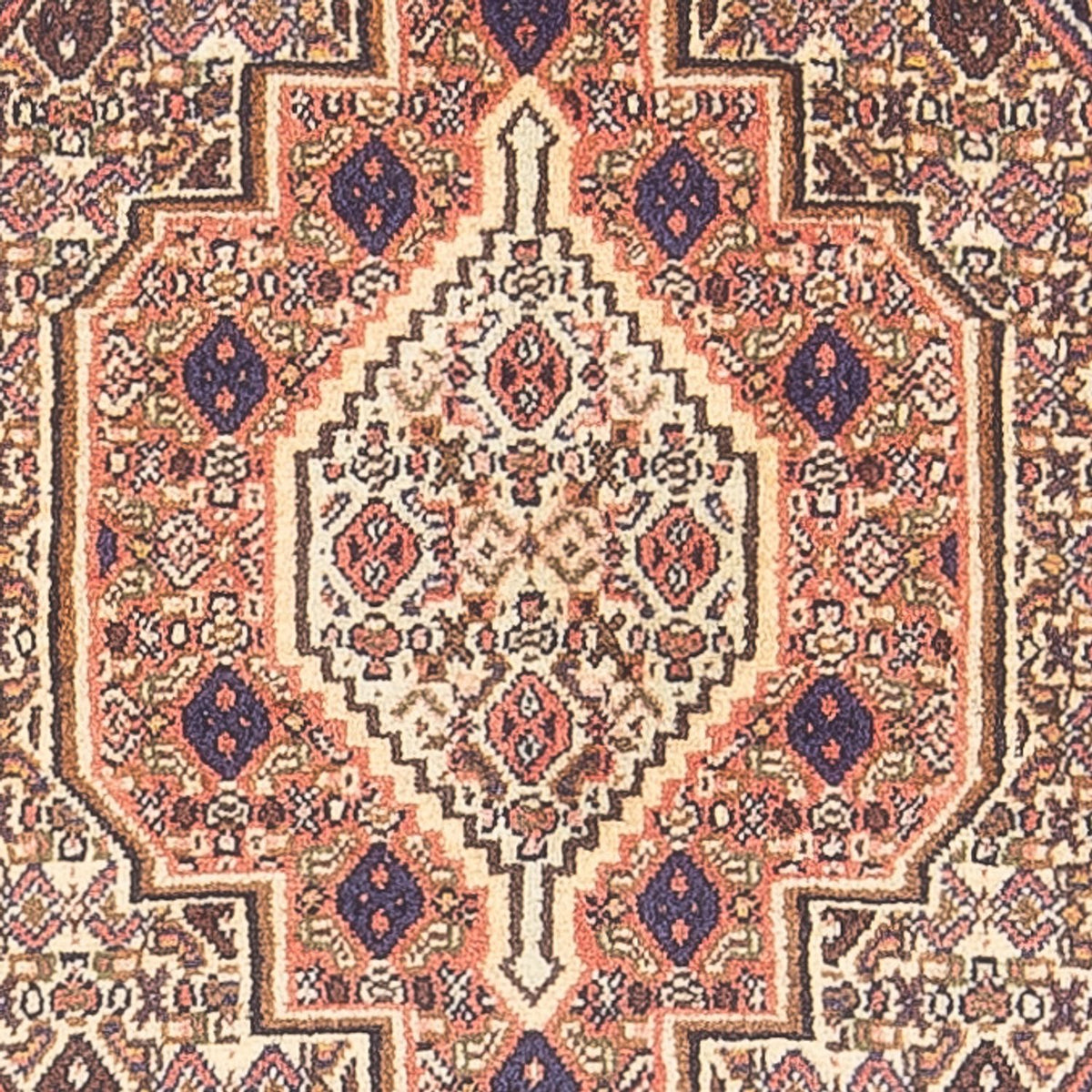 Tapis persan - Classique - 103 x 75 cm - orange