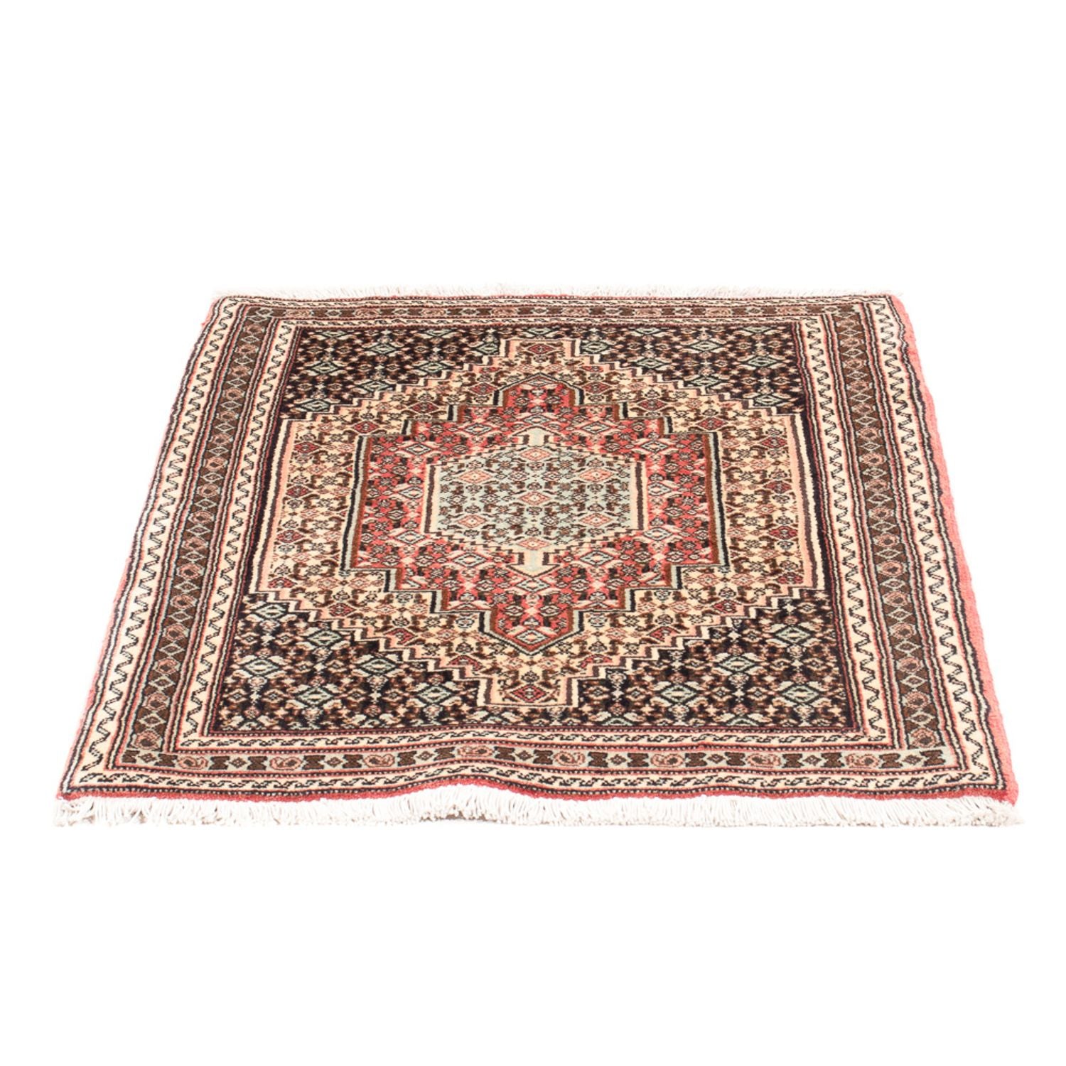 Tapis persan - Classique - 94 x 72 cm - bleu foncé