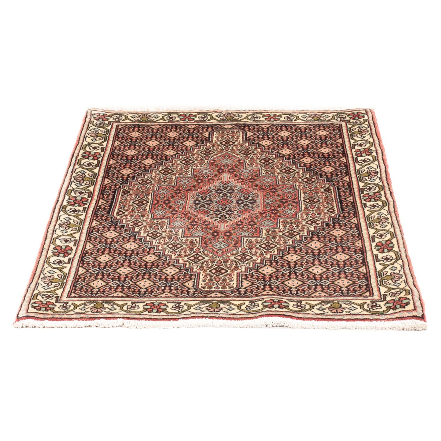 Tapis persan - Classique - 103 x 76 cm - bleu foncé