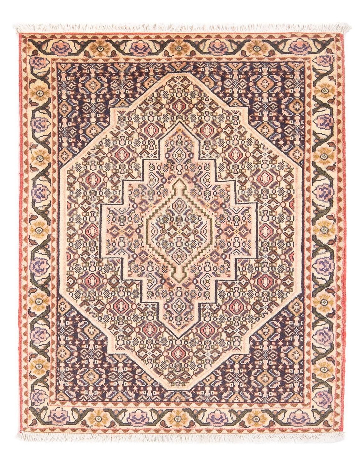 Tapis persan - Classique - 102 x 75 cm - bleu foncé