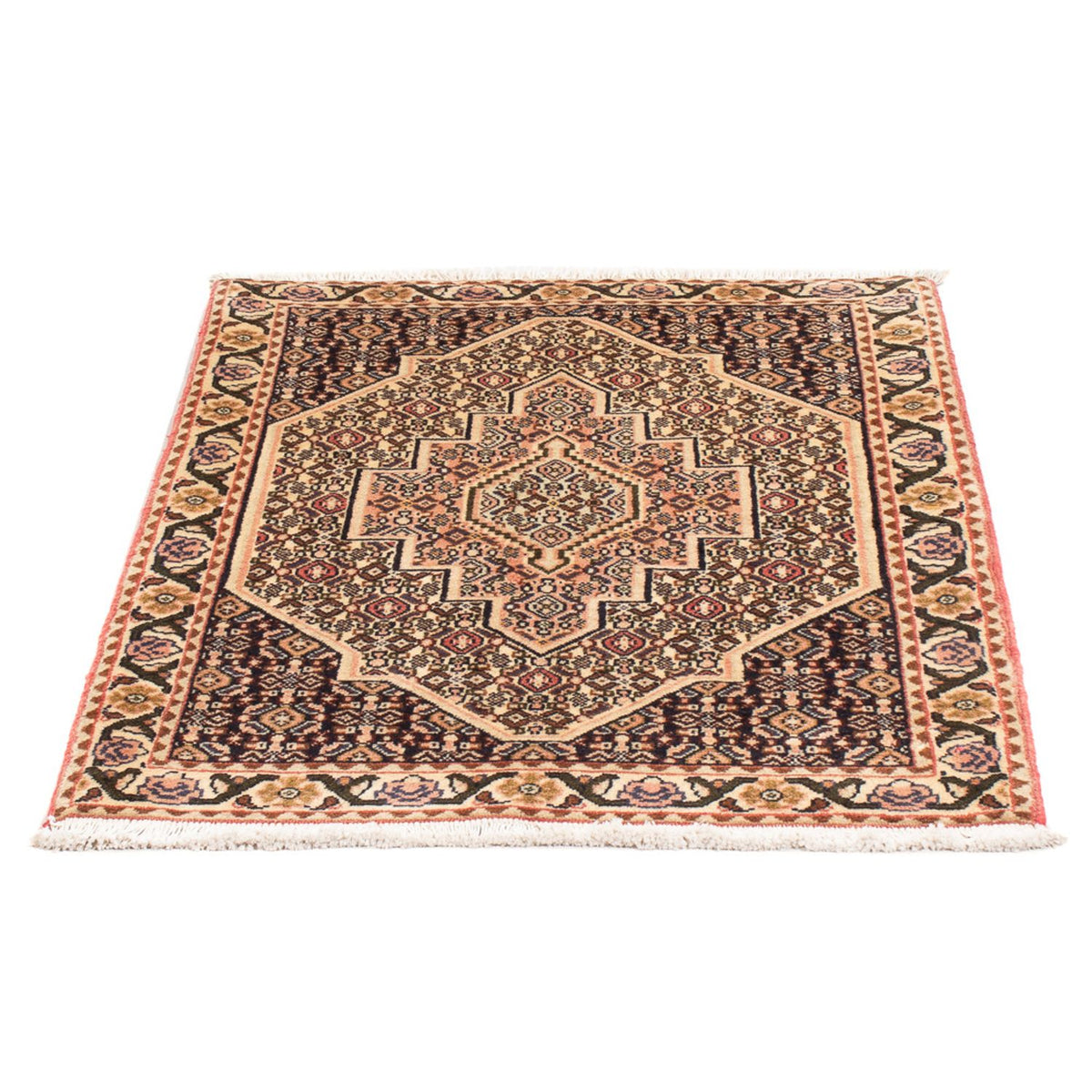 Tapis persan - Classique - 102 x 75 cm - bleu foncé