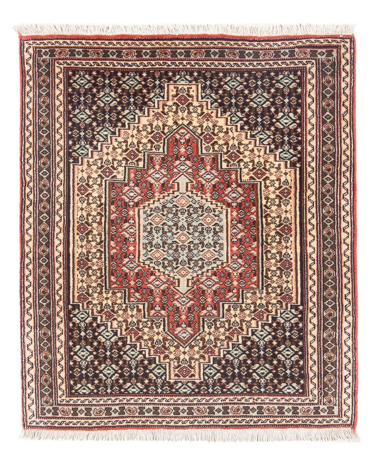 Tapis persan - Classique - 97 x 70 cm - rouge