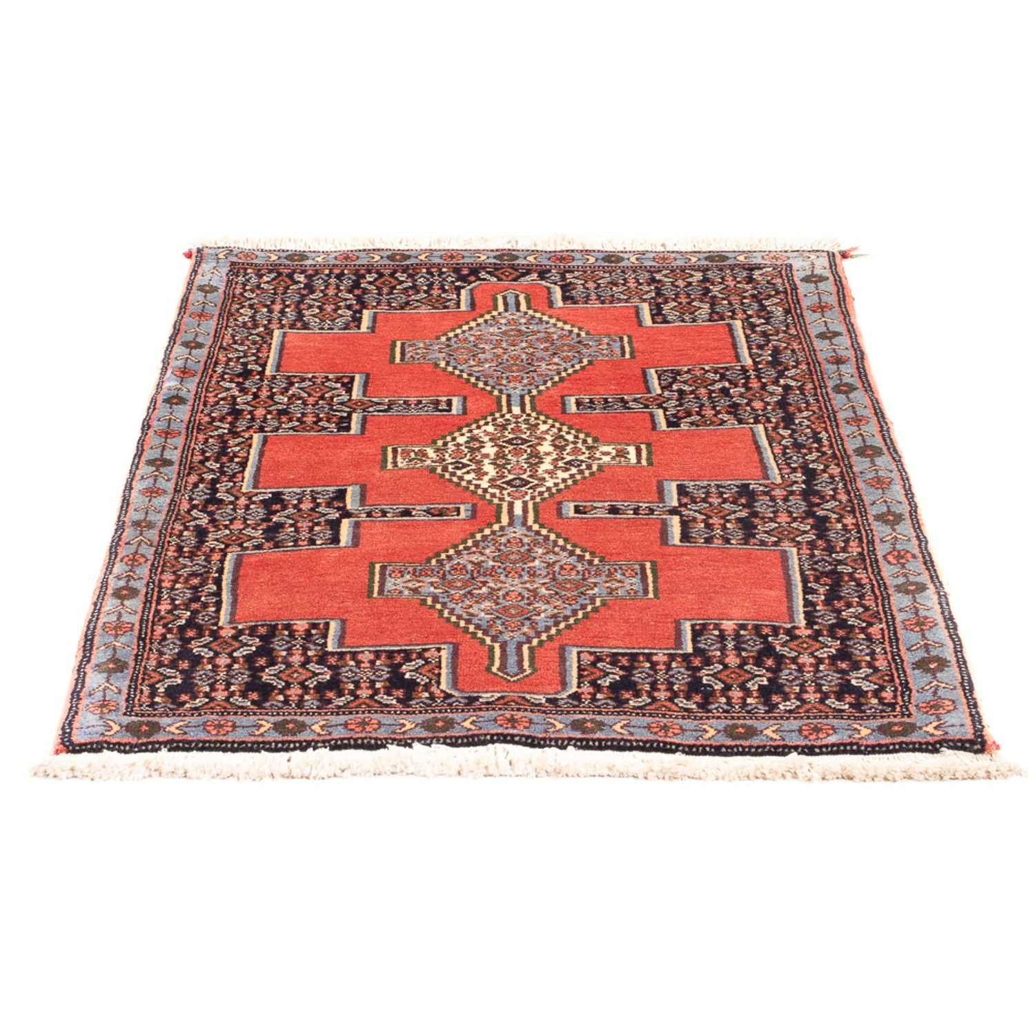 Tapis persan - Classique - 100 x 72 cm - rouge