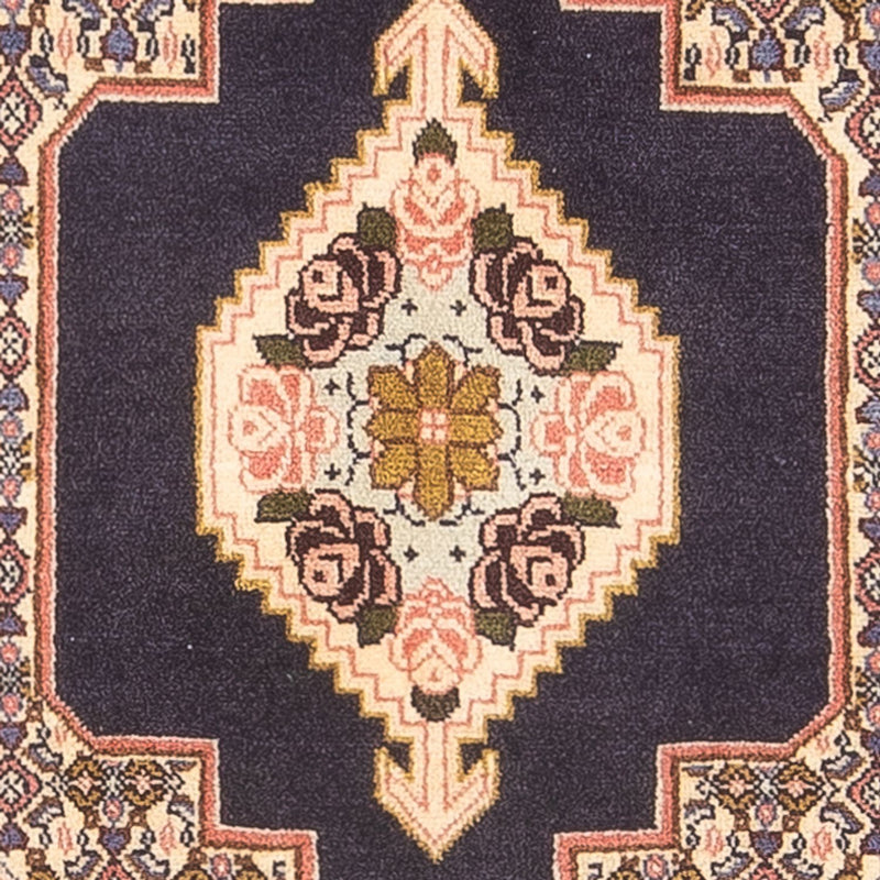Tapis persan - Classique - 100 x 75 cm - bleu foncé