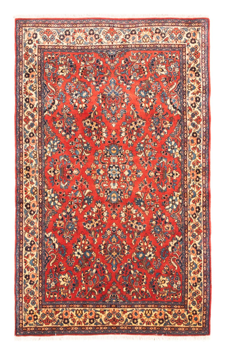 Tapis persan - Classique - 168 x 104 cm - rouge