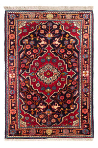 Tapis persan - Classique - 96 x 63 cm - bleu foncé