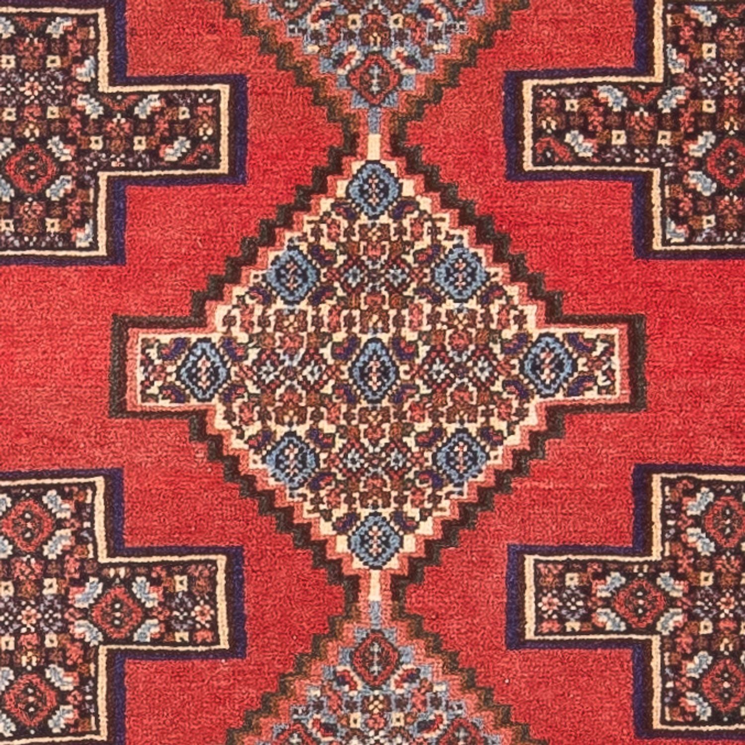 Tapis persan - Classique - 102 x 72 cm - rouge