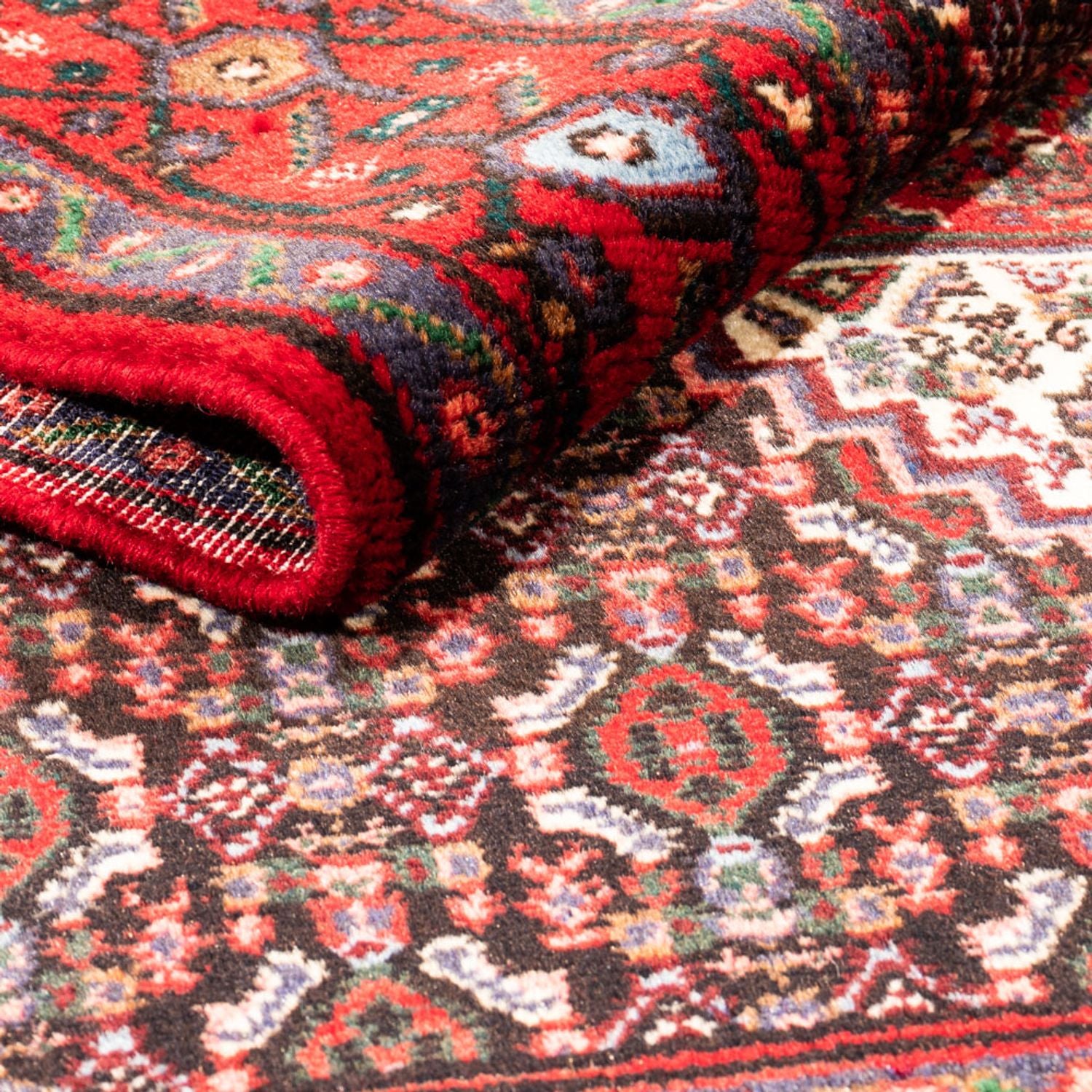 Tapis persan - Classique - 145 x 123 cm - bleu foncé