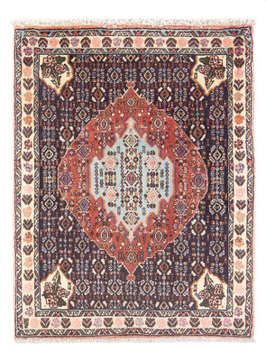 Tapis persan - Classique - 96 x 70 cm - bleu foncé