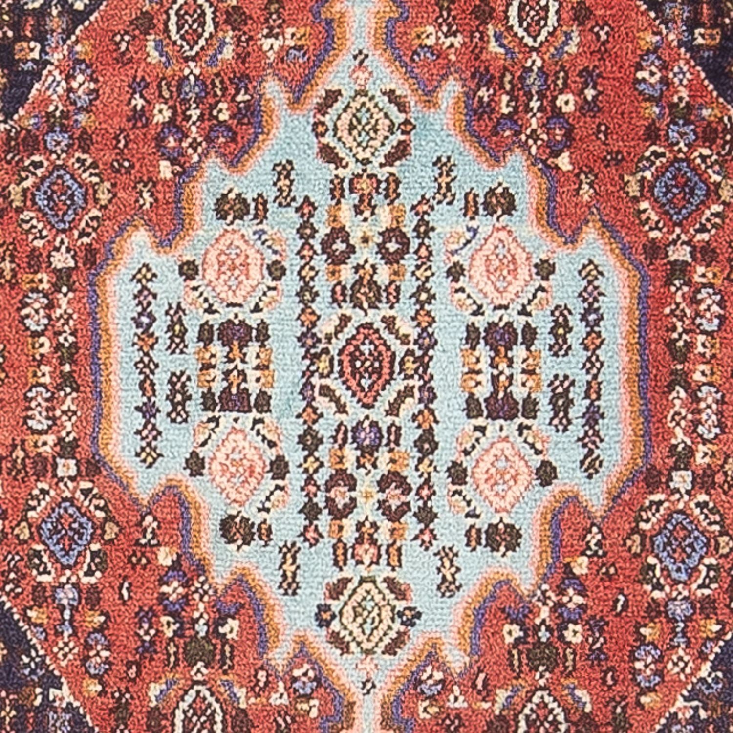 Tapis persan - Classique - 96 x 70 cm - bleu foncé
