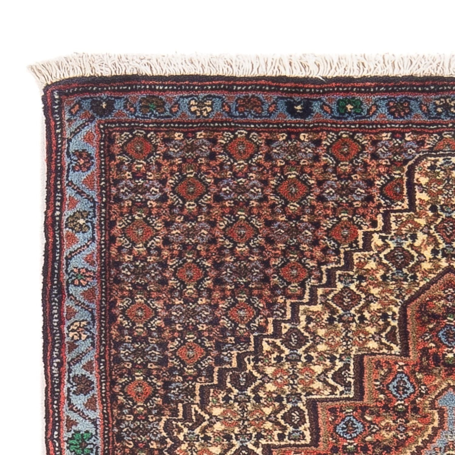 Tapis persan - Classique - 105 x 74 cm - bleu foncé