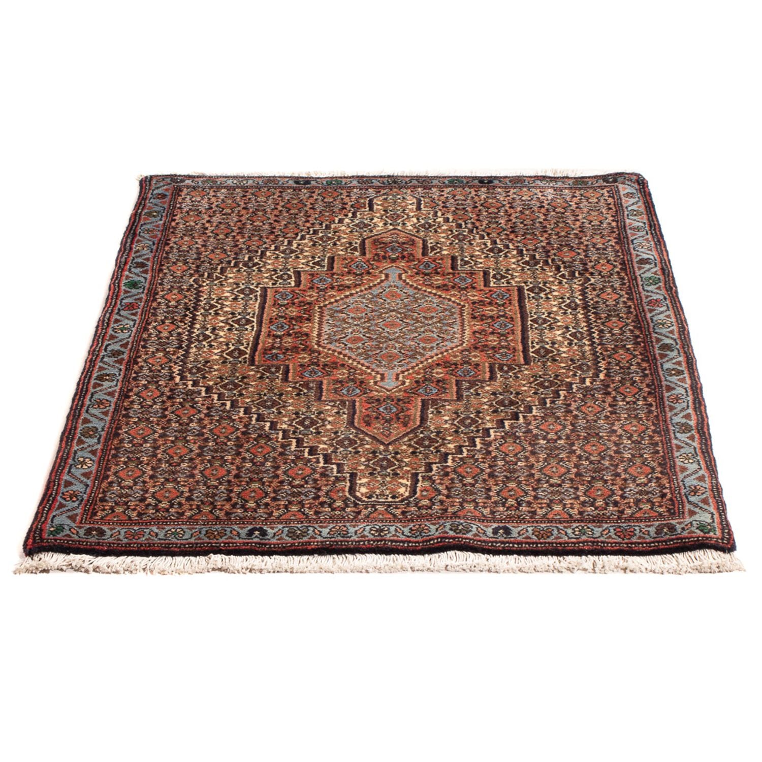 Tapis persan - Classique - 105 x 74 cm - bleu foncé