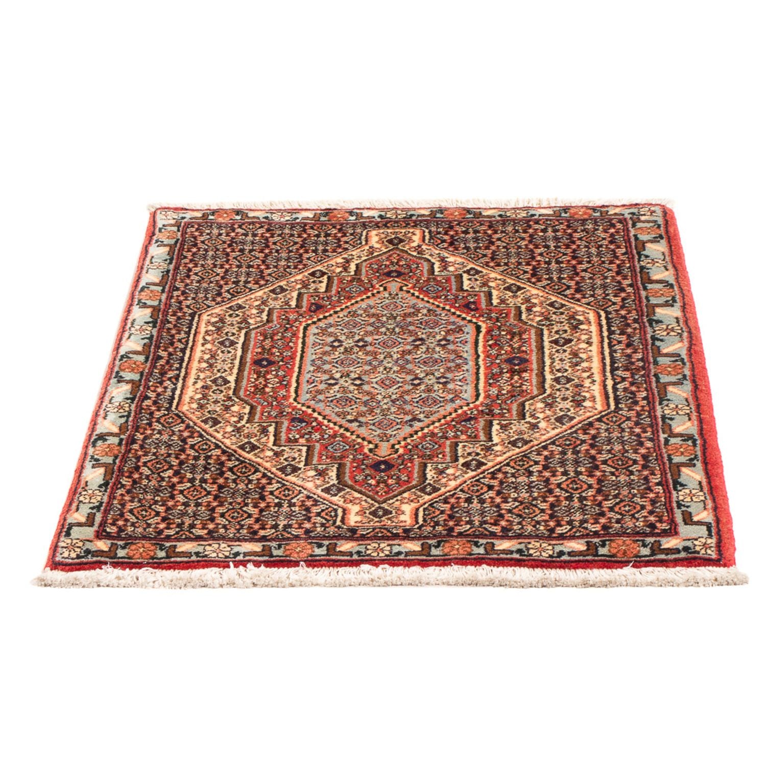 Tapis persan - Classique - 96 x 70 cm - bleu foncé