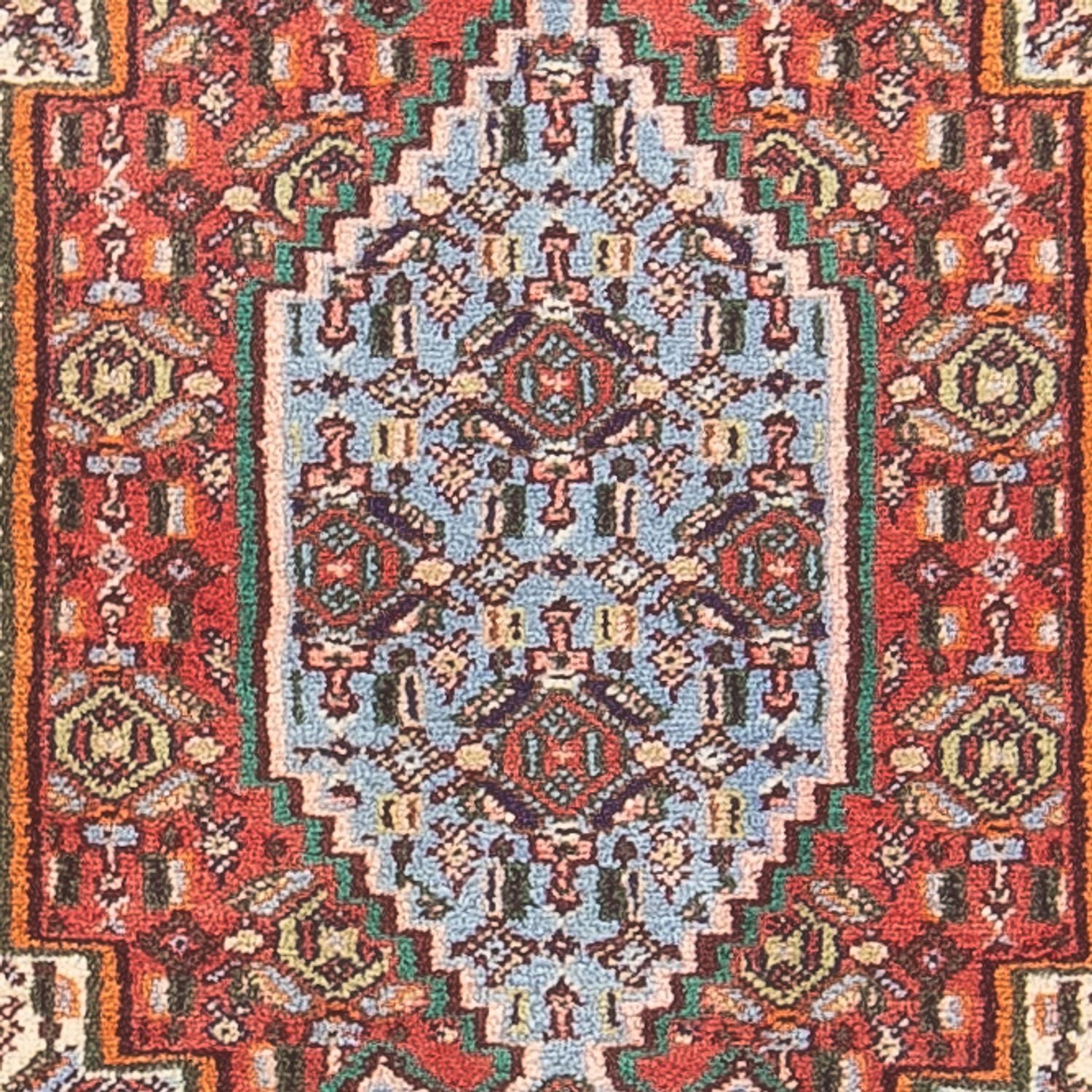 Tapis persan - Classique - 100 x 73 cm - bleu foncé