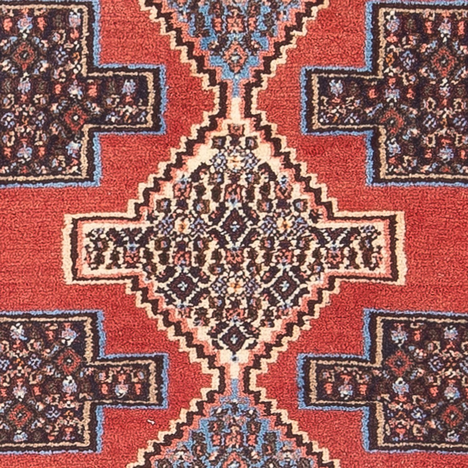 Tapis persan - Classique - 103 x 75 cm - bleu foncé