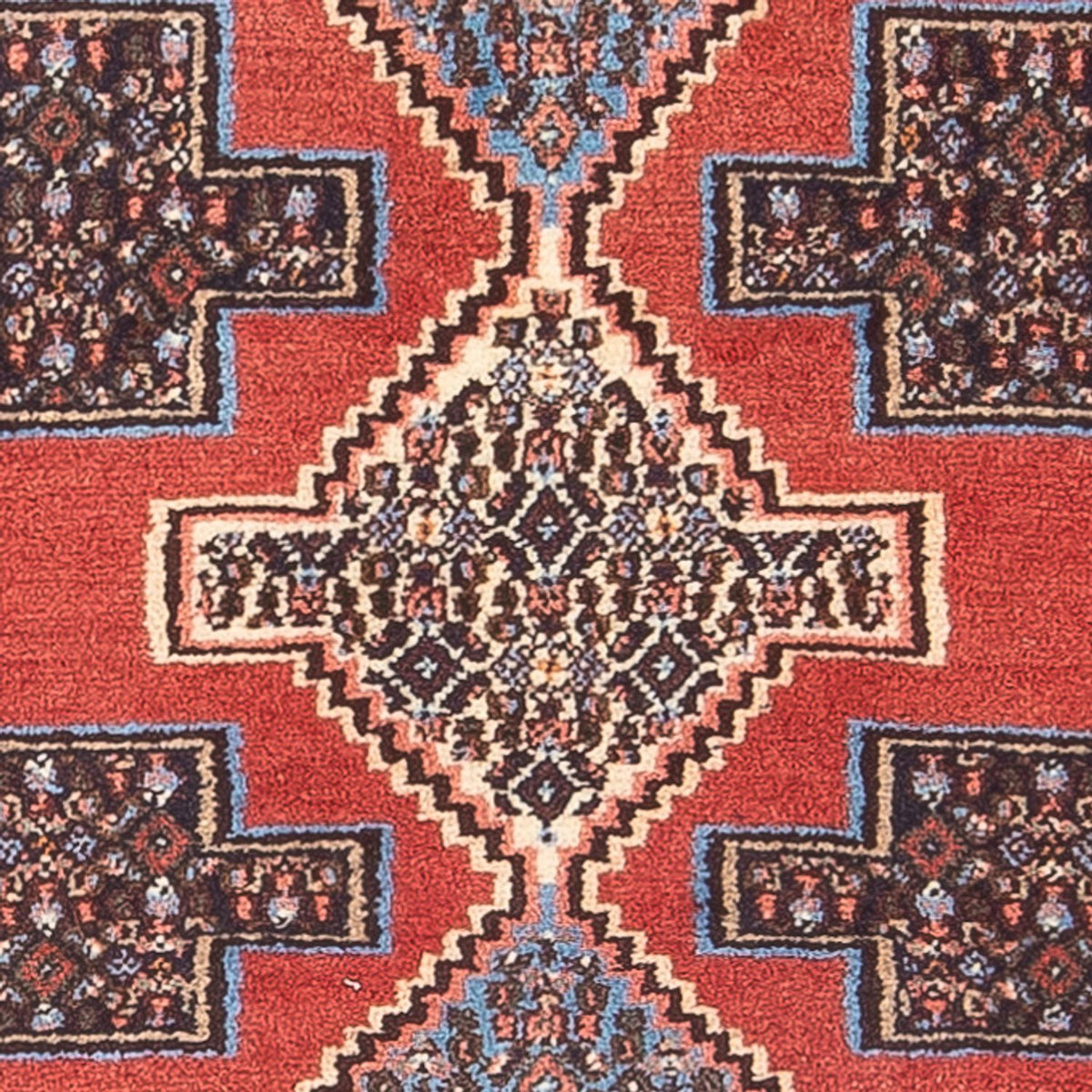 Tapis persan - Classique - 103 x 75 cm - bleu foncé