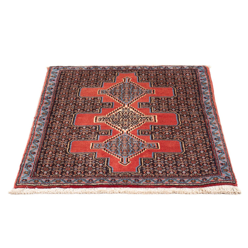 Tapis persan - Classique - 103 x 75 cm - bleu foncé