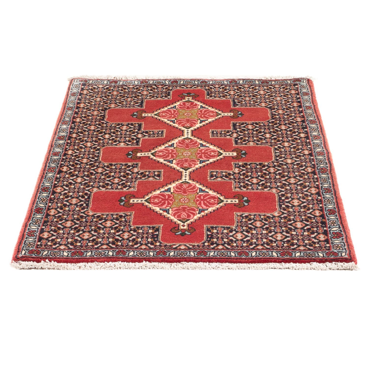 Tapis persan - Classique - 102 x 75 cm - rouge