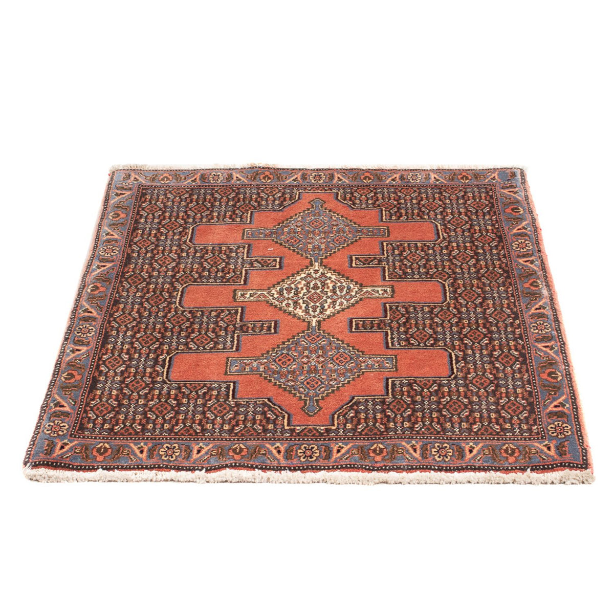 Tapis persan - Classique - 100 x 77 cm - rouge