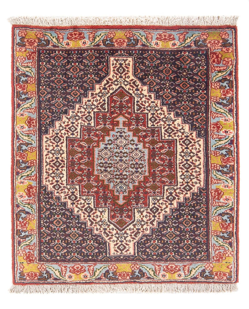 Tapis persan - Classique - 96 x 76 cm - bleu foncé