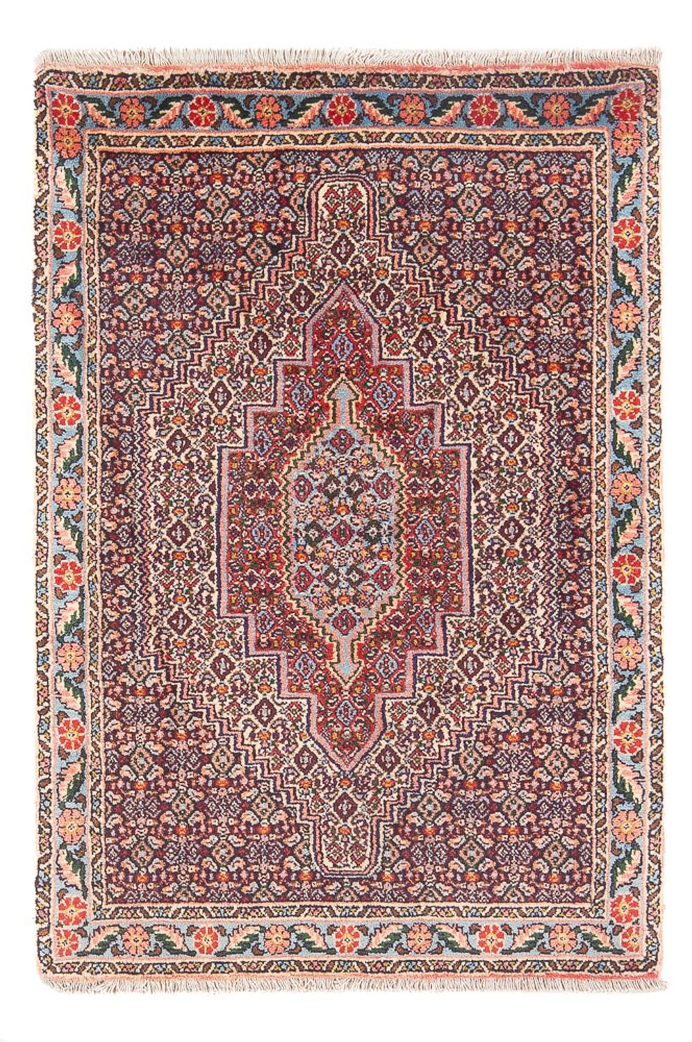 Tapis persan - Classique - 112 x 74 cm - bleu foncé